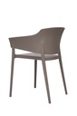 Silla con brazos Roy taupe