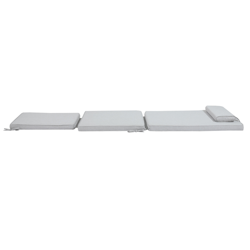 Cojin para tumbona Danao 50x190x5cm color gris claro