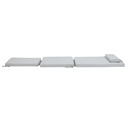 Cojin para tumbona Danao 50x190x5cm color gris claro