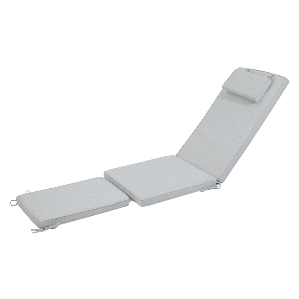 Cojin para tumbona Danao 50x190x5cm color gris claro