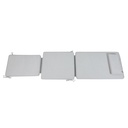 Cojin para tumbona Danao 50x190x5cm color gris claro