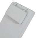 Cojin para tumbona Danao 50x190x5cm color gris claro