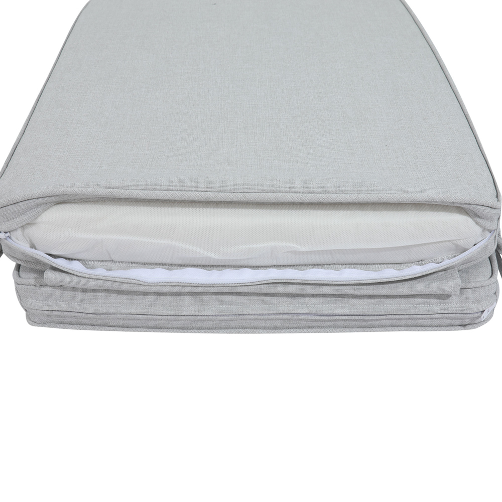 Cojin para tumbona Danao 50x190x5cm color gris claro