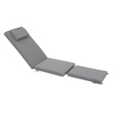 Cojin para tumbona Danao 50x190x5cm color gris marino