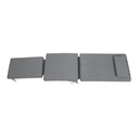Cojin para tumbona Danao 50x190x5cm color gris marino