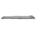 Cojin para tumbona Danao 50x190x5cm color gris marino