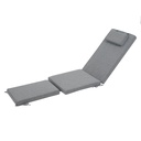 Cojin para tumbona Danao 50x190x5cm color gris marino