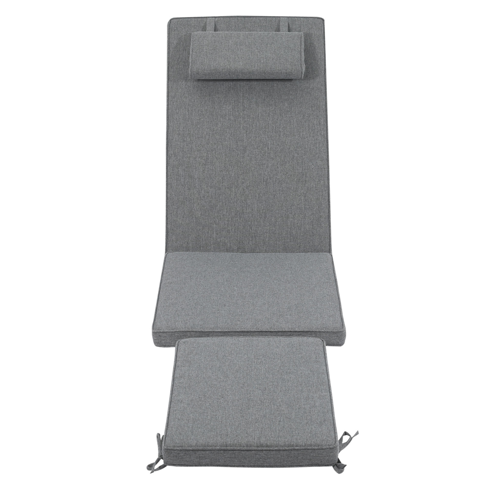 Cojin para tumbona Danao 50x190x5cm color gris marino