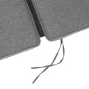 Cojin para tumbona Danao 50x190x5cm color gris marino