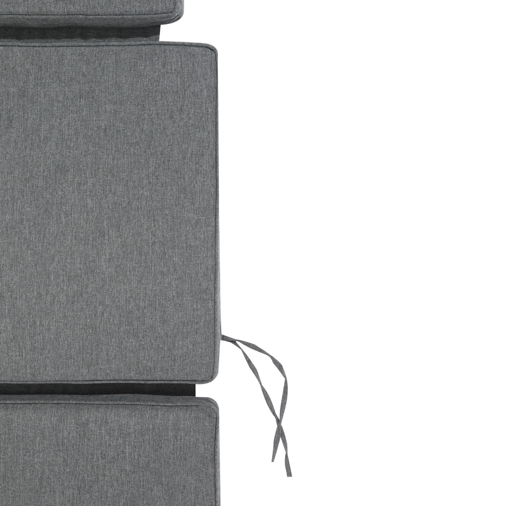 Cojin para tumbona Danao 50x190x5cm color gris marino