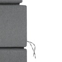 Cojin para tumbona Danao 50x190x5cm color gris marino
