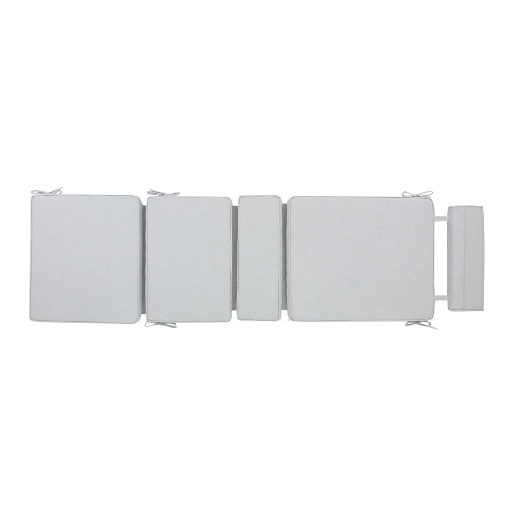 Cojin para tumbona Mati 50x180x5cm color gris claro