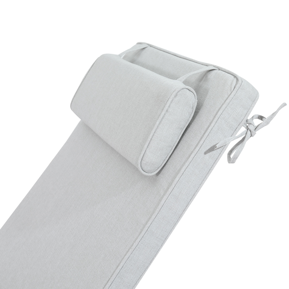 Cojin para tumbona Mati 50x180x5cm color gris claro