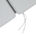 Cojin para tumbona Mati 50x180x5cm color gris claro