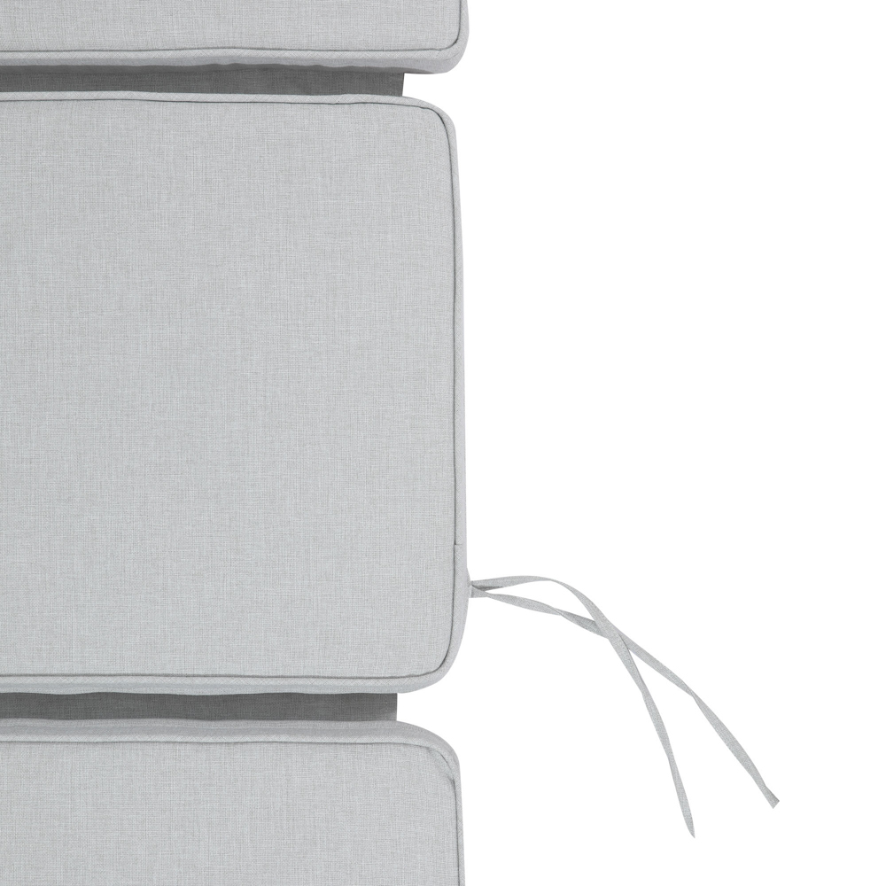 Cojin para tumbona Mati 50x180x5cm color gris claro