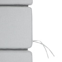 Cojin para tumbona Mati 50x180x5cm color gris claro