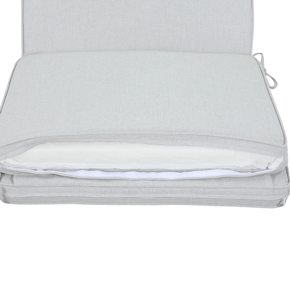 Cojin para tumbona Mati 50x180x5cm color gris claro