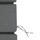 Cojin para tumbona Mati 50x180x5cm color gris marino