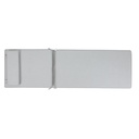 Cojin para tumbona  Roxas 59x193x5cm color  gris claro