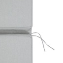 Cojin para tumbona  Roxas 59x193x5cm color  gris claro