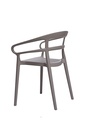 Silla con brazos surf taupe