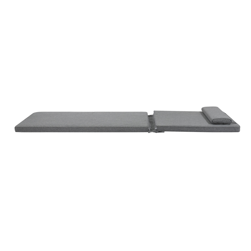 Cojin para tumbona  Roxas 59x193x5cm color  gris marino