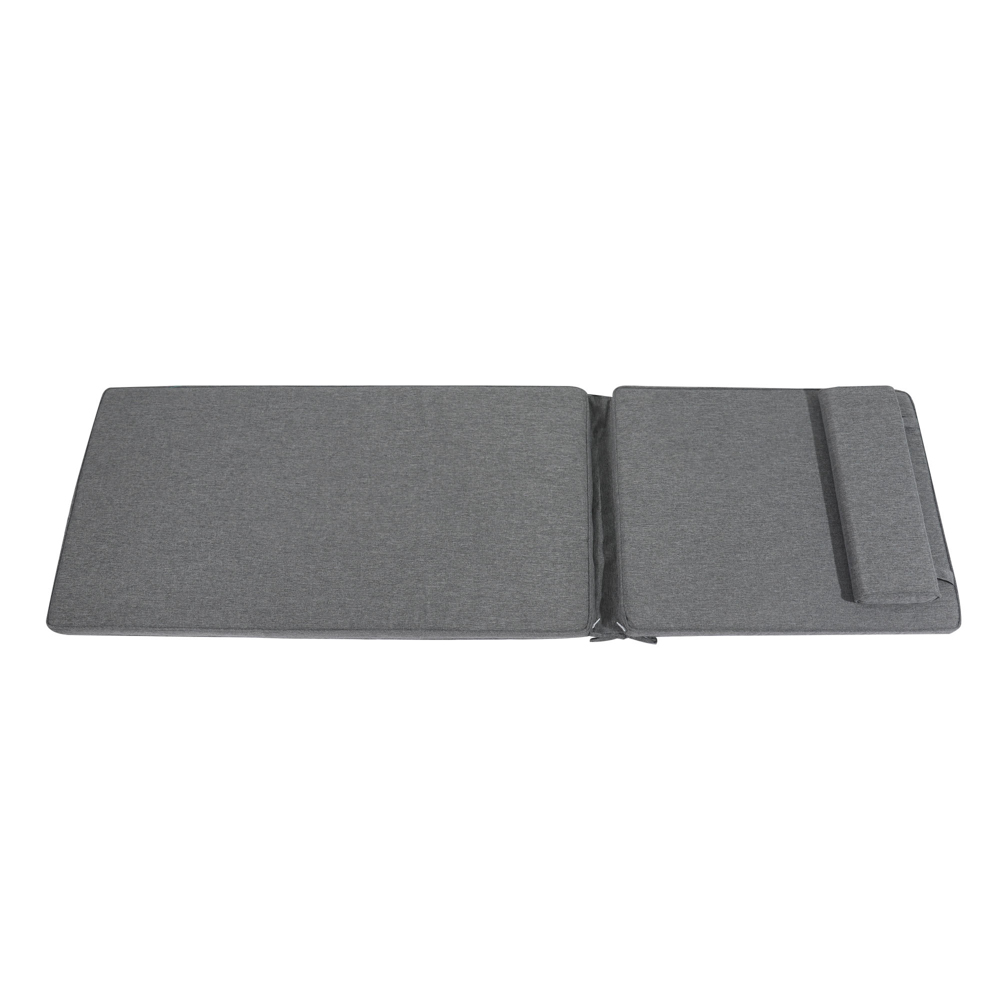 Cojin para tumbona  Roxas 59x193x5cm color  gris marino