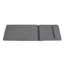 Cojin para tumbona  Roxas 59x193x5cm color  gris marino