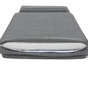 Cojin para tumbona  Roxas 59x193x5cm color  gris marino
