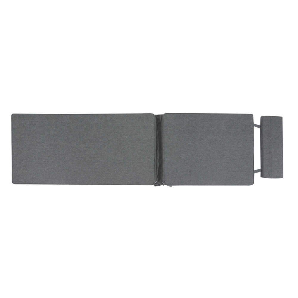 Cojin para tumbona  Roxas 59x193x5cm color  gris marino
