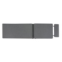Cojin para tumbona  Roxas 59x193x5cm color  gris marino