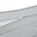 Cojin para tumbona  Roxas 59x196x10cm color  gris claro