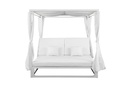 Daybed Mabie Aluminio y tejido náutico blanco