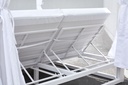 Daybed Mabie Aluminio y tejido náutico blanco