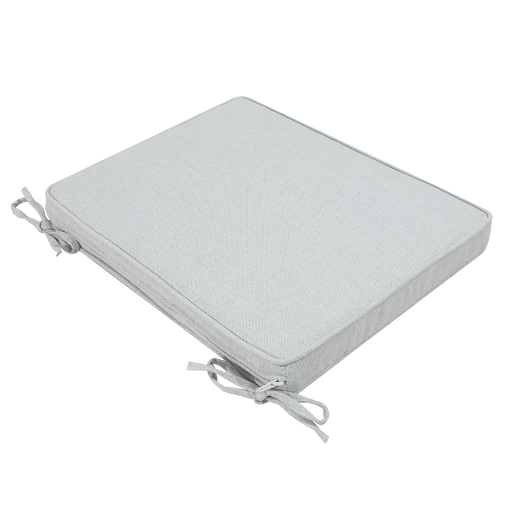 Cojin de asiento 45x36x5cm color gris claro