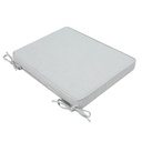 Cojin de asiento 45x36x5cm color gris claro