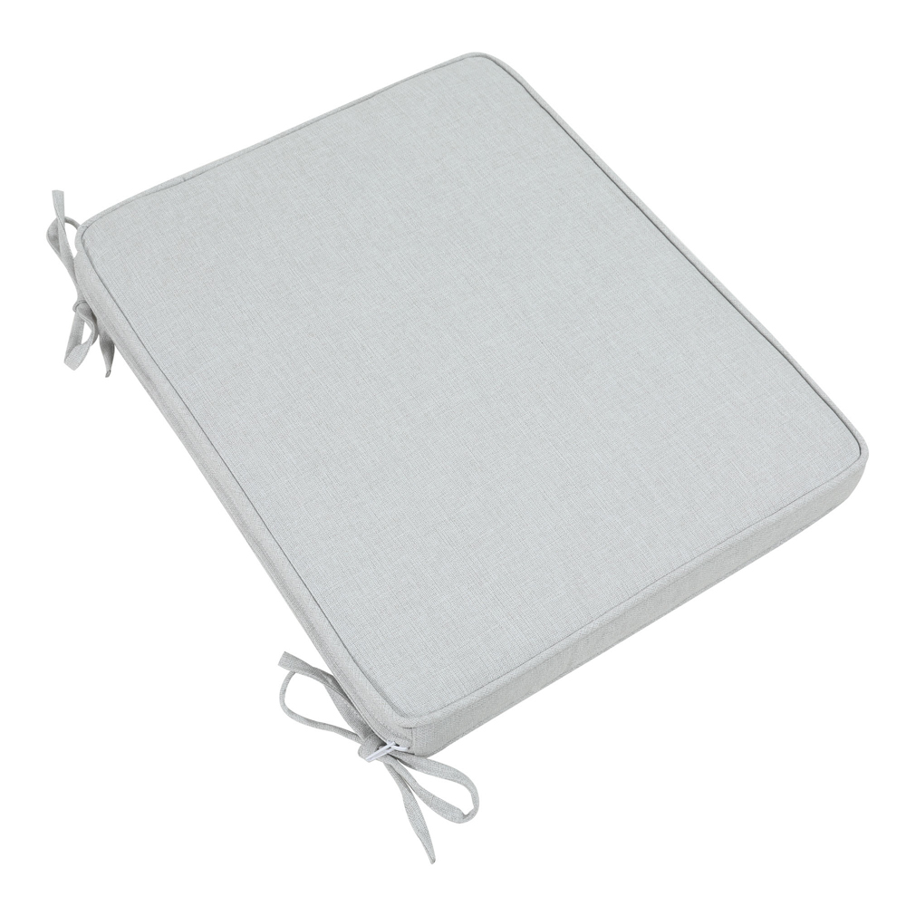 Cojin de asiento 45x36x5cm color gris claro