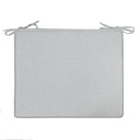 Cojin de asiento 45x36x5cm color gris claro