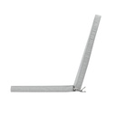 Cojin de asiento y respaldo alto 50x115x5cm color gris claro