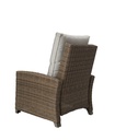 Butaca Relax Brent aluminio y rattan sintetico
