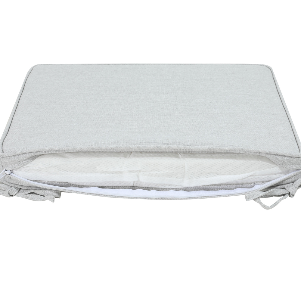 Cojin de asiento 45x36x5cm color gris claro