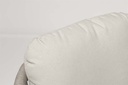 Sofa 3 plazas Nelayan aluminio blanco cuerda Greige
