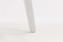 Mesa de comedor Nelayan 180x90 alu blanco top sint. Blanco