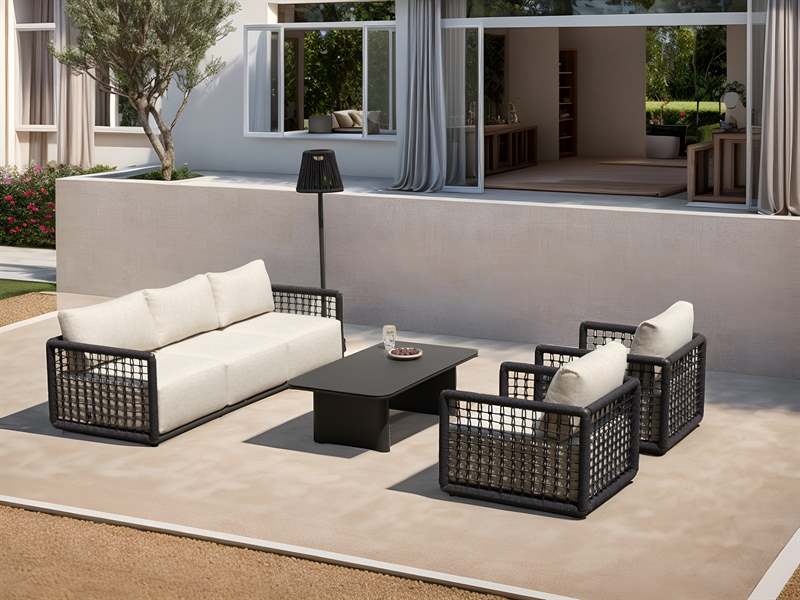 SOFA 1 PLAZA SANTA ANA ANTRACITA / BEIGE
