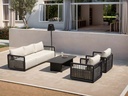 SOFA 1 PLAZA SANTA ANA ANTRACITA / BEIGE