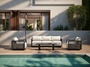 SOFA 3 PLAZAS SANTA ANA ANTRACITA / BEIGE