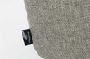 Sofa 3 plazas Silai aluminio blanco textil gris medio