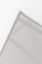 Tumbona Alameda aluminio blanco y textilene gris claro