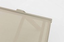 Tumbona Alameda aluminio taupe y textilene taupe