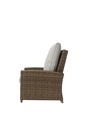 Butaca Relax Brent aluminio y rattan sintetico